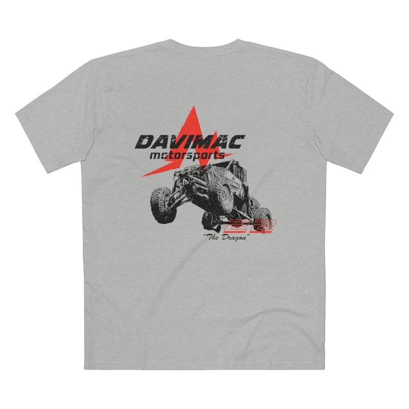 Men's Davimac Motorsports Light Grey Tee